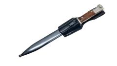 [WINDLASS] モーゼル kar98k銃剣 皮剣差付 シルバー (中古)