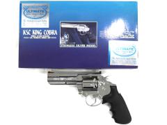 [KSC] コルト キングコブラ アルティミットシルバーモデル 4インチ 発火モデルガン (中古)