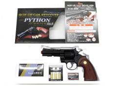 [クラウン] コルトパイソン .357マグナム 4インチ ガスリボルバー (中古)