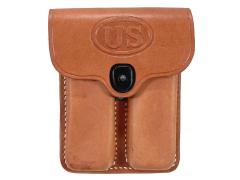 [Paul Saddlery] ダブルマガジンポーチ 1942年 1911用 (中古)