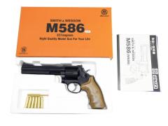 [マルシン] S&W M586 6インチ HW 木製グリップ付 モデルガン (未発火)