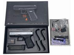 [東京マルイ] グロック19 Gen4 シルバースライド スチールアウター フルカスタム ガスブローバック (中古)