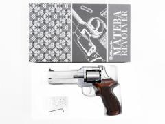 [マルシン] マテバ 5インチ Xカート式 ガスリボルバー シルバーABS 木製グリップモデル (中古)