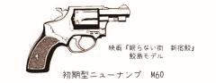 [A!CTION] ニューナンブ M60 51mm銃身 鮫島モデル HW ダミーカートリッジ付き発火モデルガン (新品予約受付中! 特典あり)
