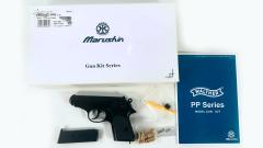 [マルシン] ワルサー PPK Early 初期型 WディープブラックABS 発火モデルガン組み立てキット《組立済み》 2025年モデル (中古)
