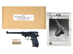 [マルシン] ワルサーP38 コマーシャル ABS 組立キット 発火モデルガン 組立済み ロングバレルカスタム (未発火)