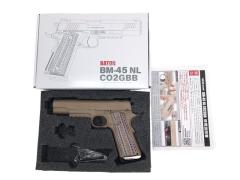 [BATON airsoft] BM-45 NL タイプNLマガジン仕様 CO2GBB ガスブローバック FDE (中古)