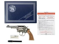 [タナカ] S&W M10 ミリタリー&ポリス 4インチ ニッケルフィニッシュ Version3 ガスガン +Weightグリップカスタム (中古)
