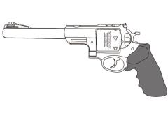 [マルシン] スーパーレッドホーク 7.5インチ 454カスールタイプ ホーグタイプグリップ仕様 ガスガン (新品予約受付中!)