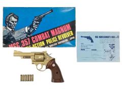 [MGC] S&W .357 コンバットマグナム 4インチ SMG 金属モデルガン 再塗装品 (中古)