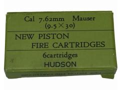 [HUDSON/ハドソン] ニューピストンファイアカートリッジ 7.62mm Mauser（9.5x30）発火カートリッジ (中古)
