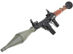 [SMOKEYS GUN FACTRY] RPG-7 ロケットプロペラ ランチャー フルメタル 最高級ウォールナット使用 マウント調節跡あり (中古)