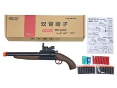 [NB] 水平2連タイプ スポンジショットガン BK/フェイクウッド (新品)