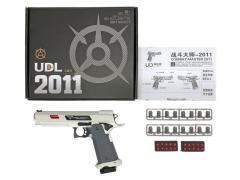 [NB] COMBAT MASTERタイプ カート式 スポンジハンドガン ホワイト (新品)