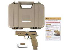 [SIG AIR Proforce_LayLax] P320-M17 CO2 GBB CO2ガスブローバック TAN アウターバレルカスタム ガンケース付属 (中古)