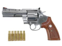 [マルシン] コルト アナコンダ シルバーABS マキシ8 4インチ 8mmBB ガスリボルバー グリップ塗装 (中古)