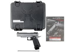 [東京マルイ] ハイキャパ5.1 ステンレスモデル ガスブローバック バレルカスタム ガンケース付属 (中古)