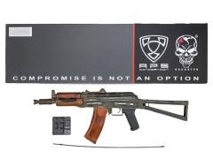 [APS] AKS74U クリンコフ リアルウッド BATTLE WORN ver. 電動ブローバック (中古)
