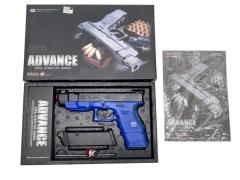 [東京マルイ] グロック26 アドバンス ガスブローバック ブルーフレームカスタム (中古)