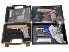 [東京マルイ] M45A1 ガスブローバック カスタム メタルアウターバレル マグウェルカスタム / ガンケースセット (中古)
