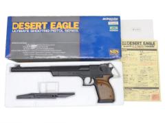 [SIIS] デザートイーグル シューティングピストル ロングバレル ブラック エアコッキング (中古)