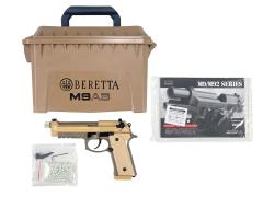 [KSC] ベレッタ M9A3 タイプF システム7(07HK) HW ガスブローバック 塗装カスタム ガンケース付属 (中古)