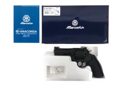 [マルシン] コルトアナコンダ HOGUEタイプ プラグリップ 4インチ ブラックHW COLT 公式ライセンス 新型リアルXカートリッジ ガスリボルバー (新品)