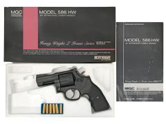 [MGC] S&W M586 コンバット・マグナム 3インチ HW 発火モデルガン (中古)