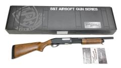 [S&T] M870 ミディアム リアルウッド エアーショットガン (中古)