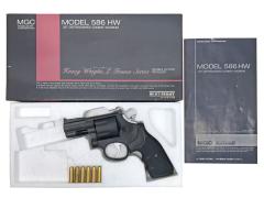 [MGC] S&W M586 コンバット・マグナム 2.5インチ HW 発火モデルガン (中古～未発火)