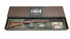 [東京マルイ] U.S.ライフル M14 ウッドタイプストックver. スタンダード電動ガン ストックツヤ消しカスタム (中古)