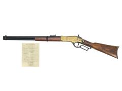 [DENIX/デニックス] 1140 ウィンチェスター M66 ライフル ゴールド 1866年 古式銃 観賞用レプリカ (中古)