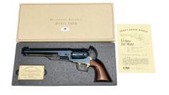 [CAW/キャロムショット] M1851 NAVY 2nd 真鍮製TG/BSモデル モリブデンブルー 発火モデルガン (未発火)
