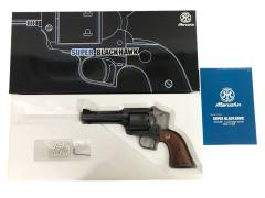 [マルシン] スーパーブラックホーク 4.62インチ 6mmBB Xカートリッジ 【木製グリップ仕様】 エクセレントHW ガスガン (中古)