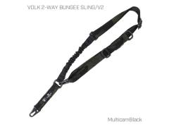 [VOLK TACTICAL GEAR] VOLK 2-WAY BUNGEE SLING/V2 バンジースリング マルチカムブラック (未使用)