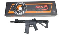 [Lancer Tactical] GEN3 M4 Hellion/ヘリオン 7インチ M-LOK BK 電子トリガー【NEBULA】搭載 電動ガン (中古)
