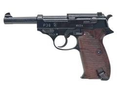 [マルシン] ワルサーP38 ミリタリー 発火モデル ホワイト墨入れ カートリッジ欠品 (中古)