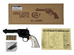 [HWS] コルト SAA.45 FDC BASIC ツーハンド 2024ver 完成品 発火モデルガン シリンダーブラック塗装 (中古)