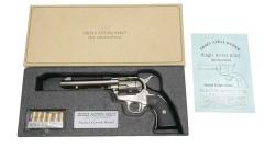 [CAW] コルト SAA 2nd ニッケルフィニッシュ アーティラリー 発火モデルガン グリップ変更 (未発火)