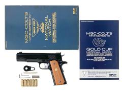 [MGC] シリーズ70 ゴールドカップナショナルマッチ ナチュラルHW 発火モデルガン (中古)