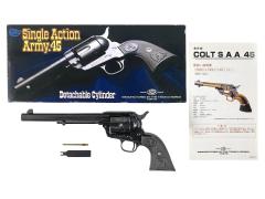 [タナカ] コルト SAA.45 D.C 7-1/2インチ キャバルリー ブラック ABS ガスガン (中古)