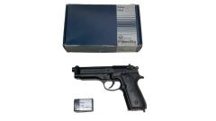 [ACG/スズキ] ベレッタ M92SB ヘアライン ブラックABS 発火モデルガン BERETTAラバーグリップ付 (中古)