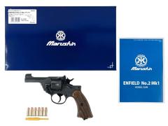 [マルシン] エンフィールド No.2 Mk1 ポリス 木製グリップ 完成品 エクセレントHW 発火モデルガン (新品)
