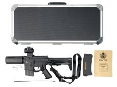 [KRYTAC] TRIDENT ALPHA SDP 電動ガン BK トリガーガードカスタム ダットサイト搭載 ガンケース付属 (中古)