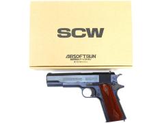 [WA] コルト M1911 ワイルドバンチ/ガンブルー マグナブローバック 8丁限定生産 リアル刻印 実物木製グリップ (中古)