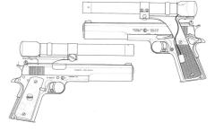 [BWC] AMT ハードボーラー T1モデル ロングスライド/レーザーサイト 発火モデルガン 2026Ver (新品予約受付中! 特典あり)