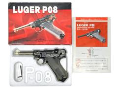 [タナカ] ルガーP08 4インチ シースルーモデル ガスブローバック ガス漏れ (訳あり)