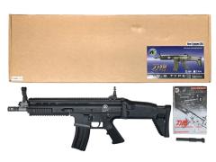 [WE] SCAR-L GBB BK ガスブローバック CO2 リアル刻印 チャージングハンドルハウジング割れ (訳あり)