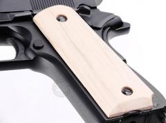 [BELL] マルイ・WE・KJ 1911系用 ウッドグリップ スムースナチュラル (未使用)