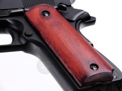 [BELL] マルイ・WE・KJ 1911系用 ウッドグリップ スムースブラウン typeA (中古)